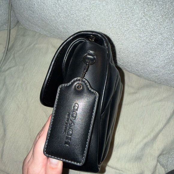 Black Coach Madison Pillow Bag - Picture 8 of 8